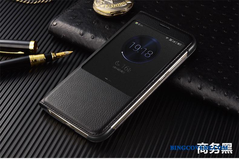 Huawei G7 Plus Mobiltelefon Guld Cover Lædertaske Telefon Etui Beskyttelse