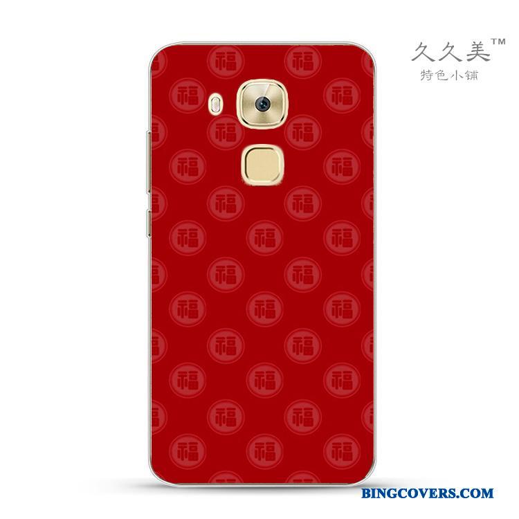 Huawei G7 Plus Ny Rød Farve Høj Kvalitet Telefon Etui Silikone Joyous