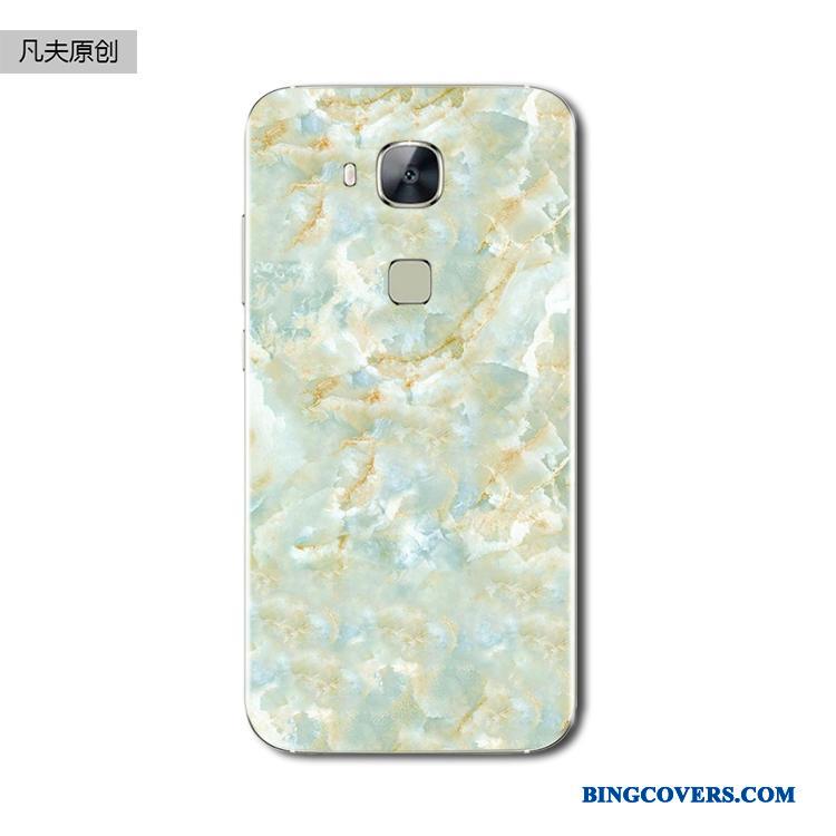 Huawei G7 Plus Smukke Cover Lyserød Telefon Etui Silikone Sort Blød