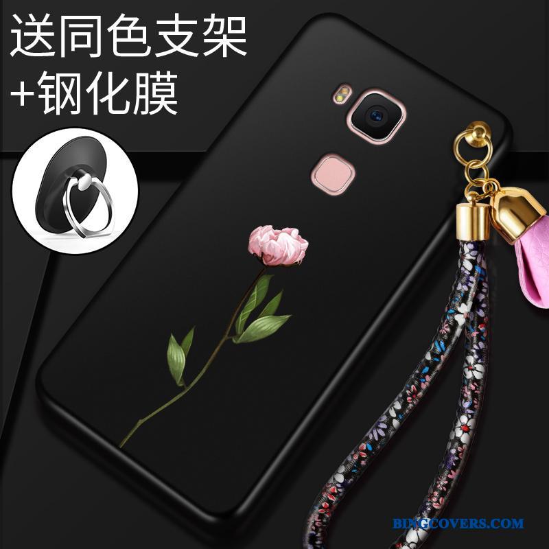 Huawei G7 Plus Sort Beskyttelse Anti-fald Blød Cover Mobiltelefon Telefon Etui
