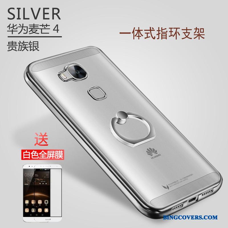 Huawei G7 Plus Telefon Etui Beskyttelse Gennemsigtig Anti-fald Cover Ring Ny