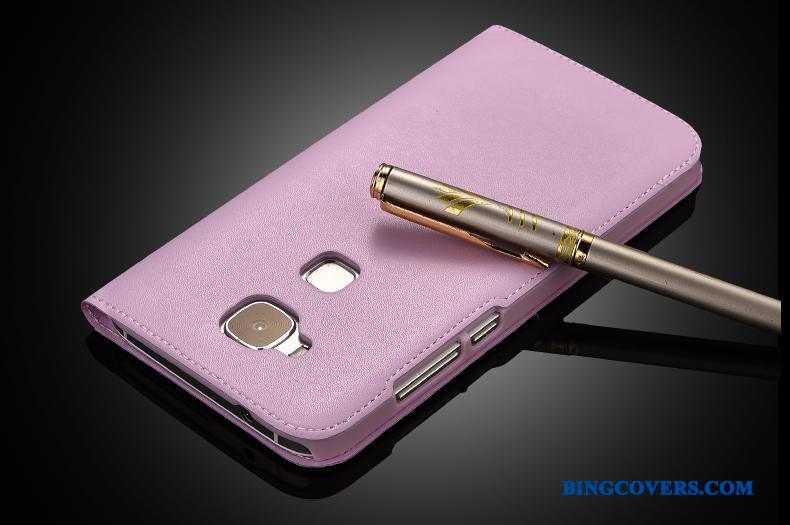 Huawei G7 Plus Telefon Etui Beskyttelse Hærdning Vækstdvale Skærmbeskyttelse Folio Lædertaske