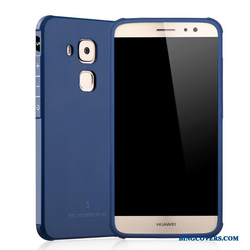 Huawei G7 Plus Telefon Etui Blå Blød Ungdom Silikone Alt Inklusive Cover