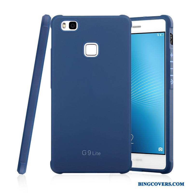 Huawei G7 Plus Telefon Etui Blå Blød Ungdom Silikone Alt Inklusive Cover
