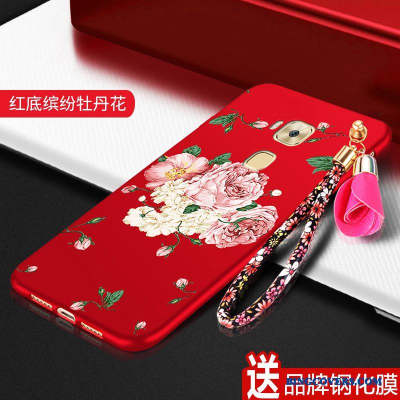 Huawei G7 Plus Telefon Etui Blød Cover Af Personlighed Rød Smuk Silikone