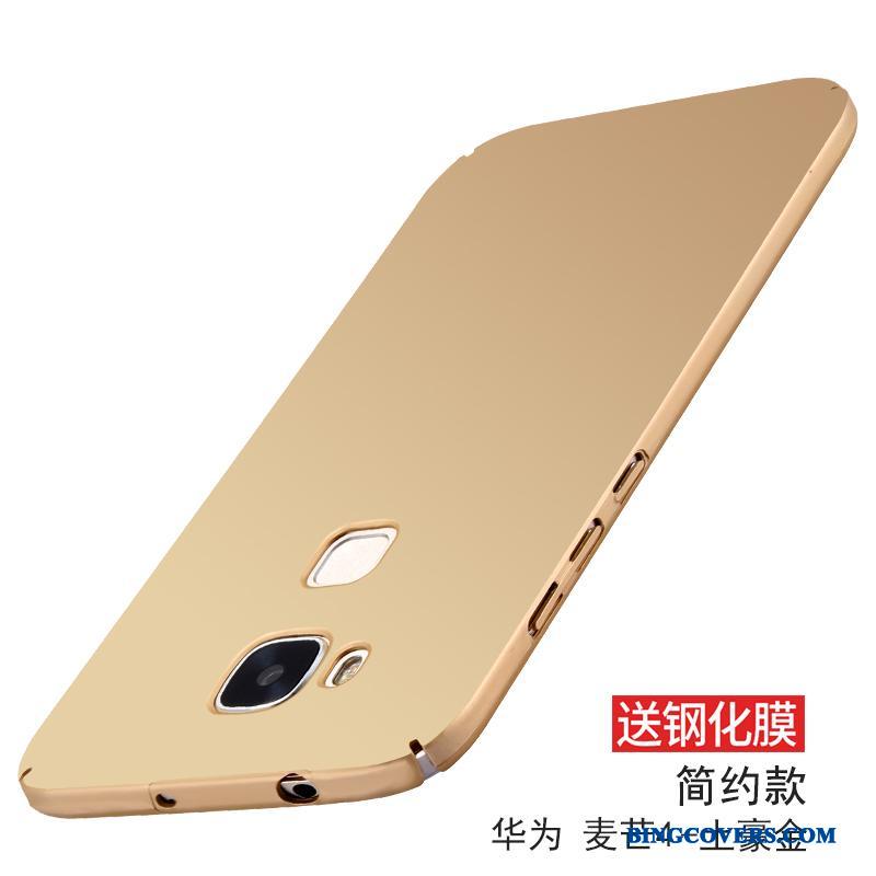 Huawei G7 Plus Telefon Etui Silikone Nubuck Cover Anti-fald Guld Alt Inklusive