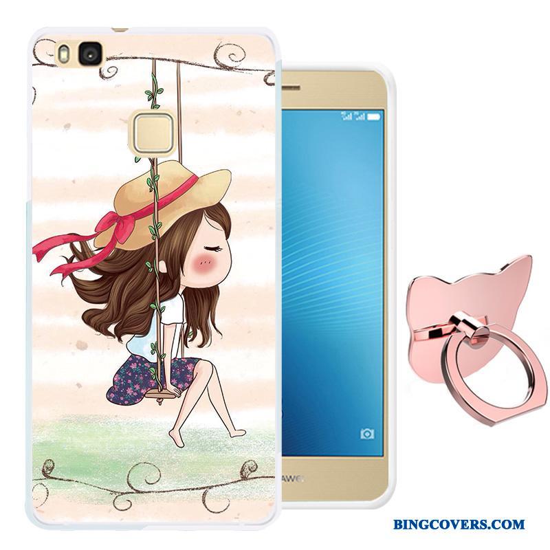 Huawei G9 Lite Cover Beskyttelse Mobiltelefon Silikone Lilla Telefon Etui Cartoon