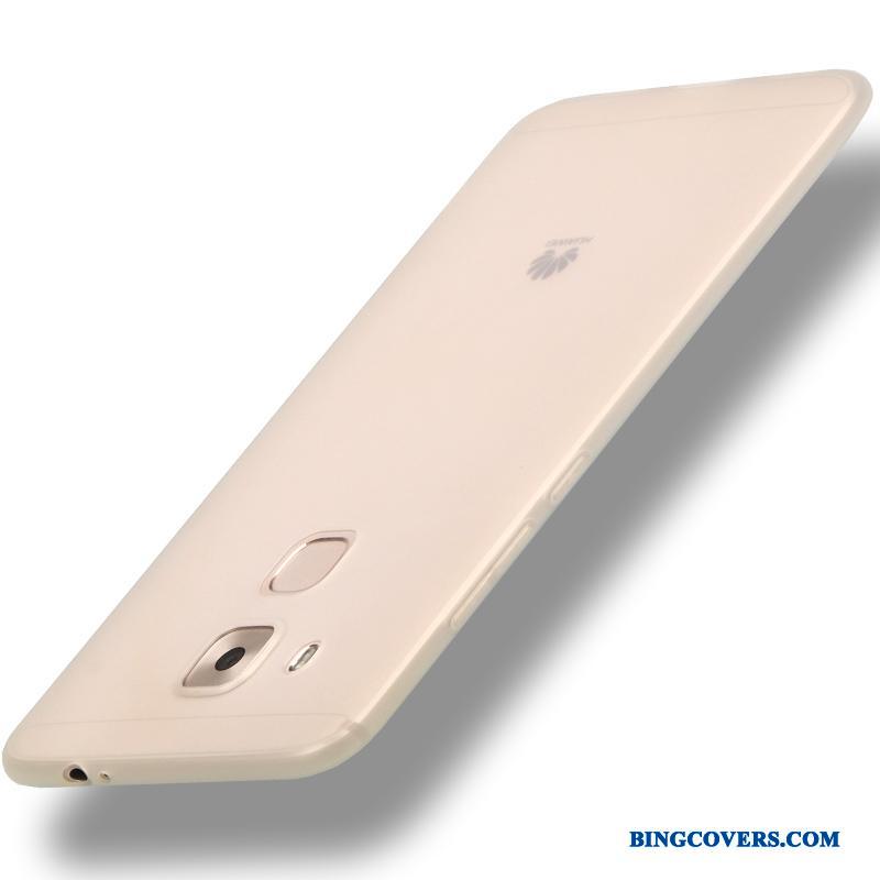 Huawei G9 Plus Af Personlighed Silikone Telefon Etui Nubuck Cover Anti-fald Sort