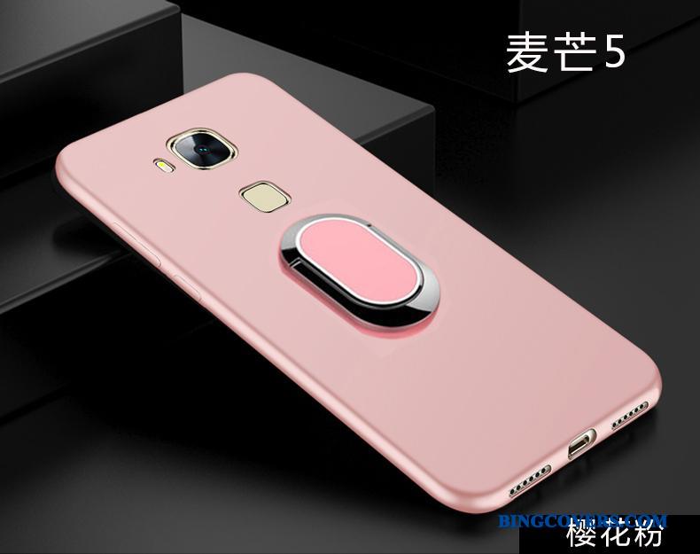 Huawei G9 Plus Alt Inklusive Sort Anti-fald Blød Nubuck Telefon Etui Silikone