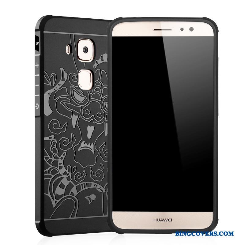 Huawei G9 Plus Anti-fald Etui Cover Mobiltelefon Beskyttelse Telefon Grå