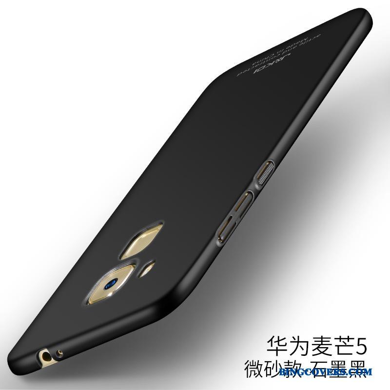 Huawei G9 Plus Anti-fald Nubuck Silikone Guld Etui Telefon Cover