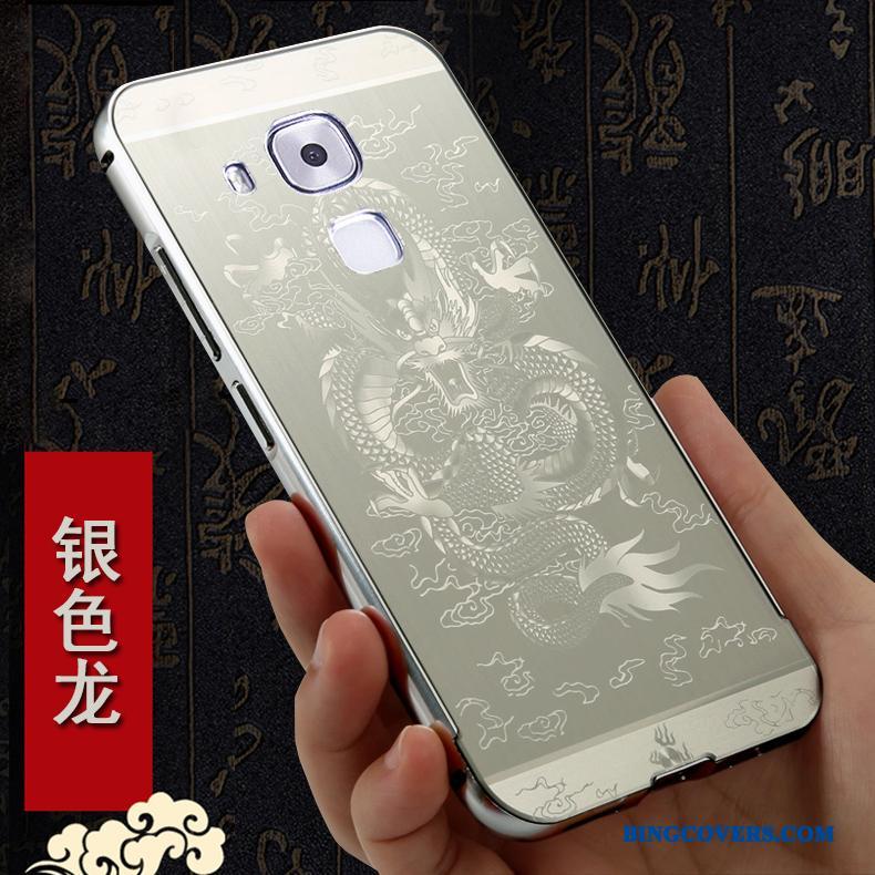 Huawei G9 Plus Beskyttelse Cover Ramme Anti-fald Sort Telefon Etui Kreativ