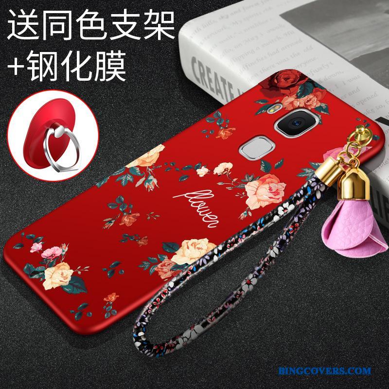 Huawei G9 Plus Blød Kreativ Silikone Af Personlighed Etui Cover Rød