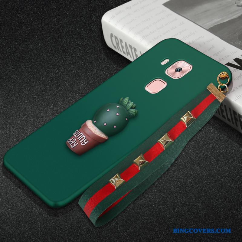 Huawei G9 Plus Blød Telefon Etui Beskyttelse Grøn Anti-fald Cover Silikone