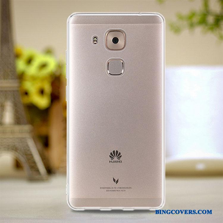 Huawei G9 Plus Cover Blød Gennemsigtig Silikone Lyserød Telefon Etui Alt Inklusive