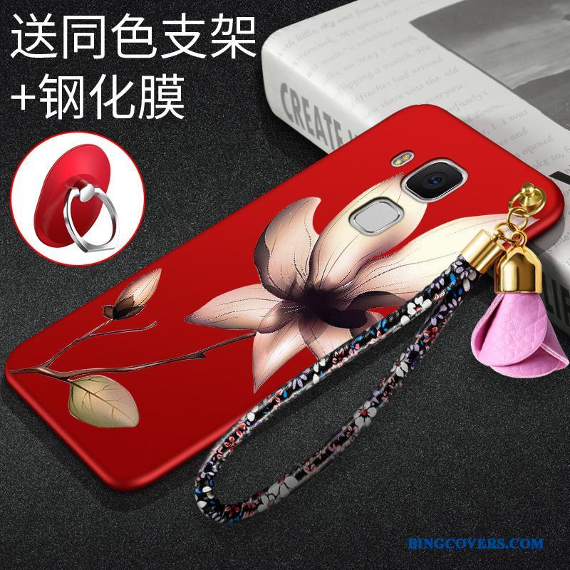 Huawei G9 Plus Cover Rød Blød Anti-fald Telefon Etui Silikone