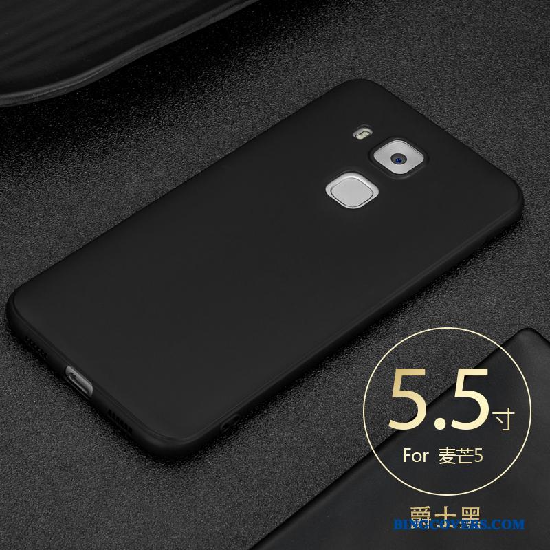 Huawei G9 Plus Etui Blå Cover Tynd Trend Nubuck Silikone