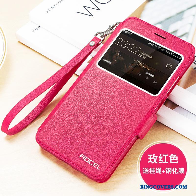 Huawei G9 Plus Etui Lædertaske Beskyttelse Spænde Folio Cover Simple Mobiltelefon