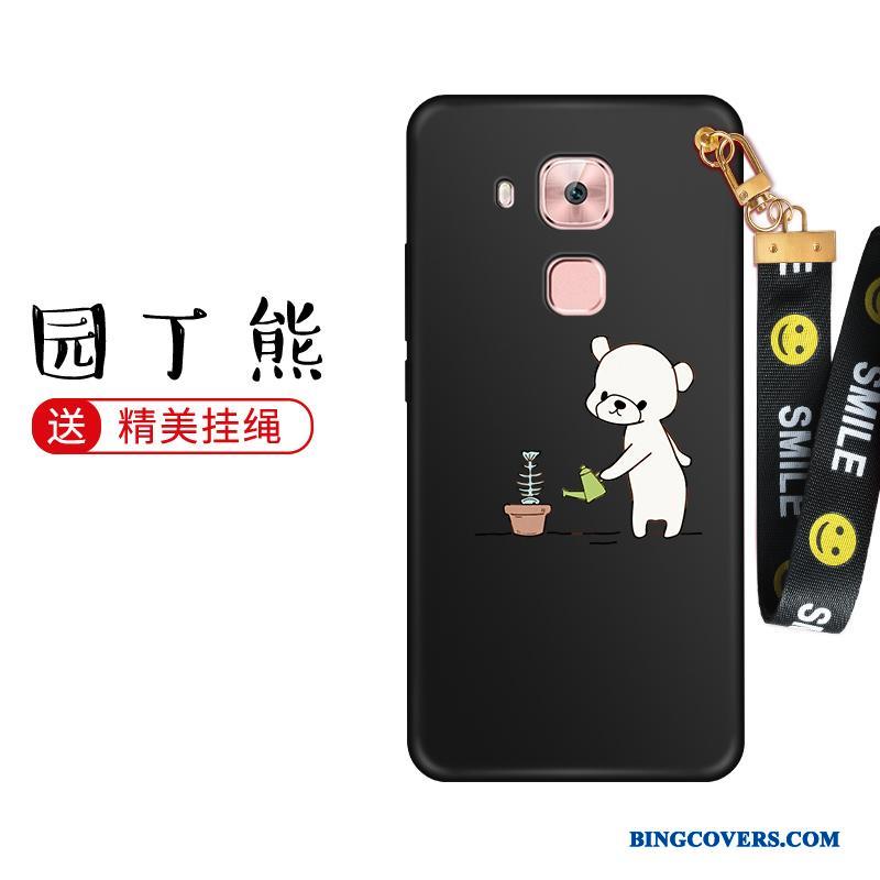Huawei G9 Plus Etui Sort Blød Anti-fald Af Personlighed Cover Trend Beskyttelse