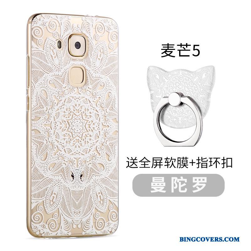 Huawei G9 Plus Lyseblå Cover Telefon Etui Silikone Smuk Alt Inklusive Kreativ