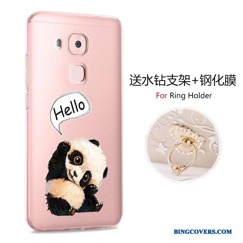 Huawei G9 Plus Lyserød Cover Blød Anti-fald Cartoon Etui Silikone