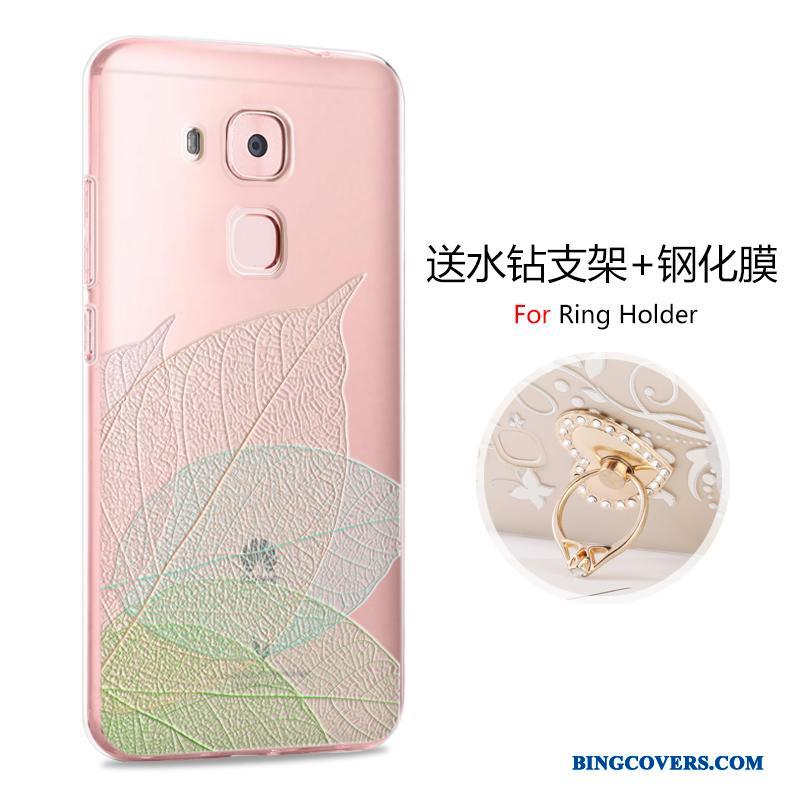 Huawei G9 Plus Lyserød Cover Blød Anti-fald Cartoon Etui Silikone