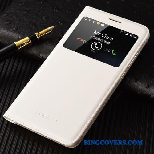 Huawei G9 Plus Lædertaske Telefon Etui Anti-fald Guld Cover Mobiltelefon Clamshell