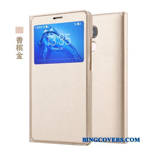 Huawei G9 Plus Mobiltelefon Lædertaske Anti-fald Telefon Etui Hvid Folio
