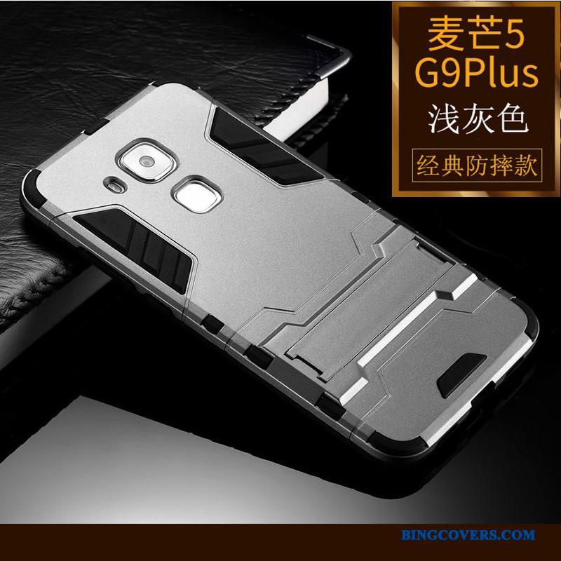 Huawei G9 Plus Silikone Blød Sølv Cover Alt Inklusive Telefon Etui