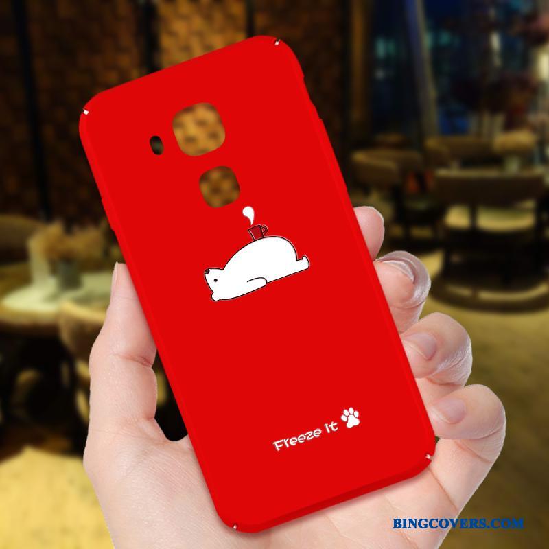 Huawei G9 Plus Sort Rød Cover Mini Telefon Etui Tynd Anti-fald