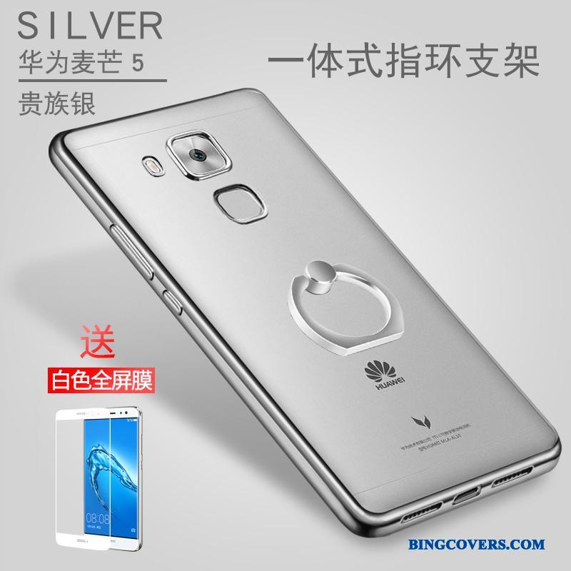 Huawei G9 Plus Telefon Etui Beskyttelse Rød Support Ny Blød Silikone