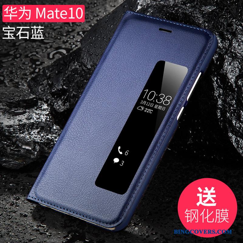 Huawei Mate 10 Anti-fald Cover Beskyttelse Telefon Etui Alt Inklusive Lædertaske Folio