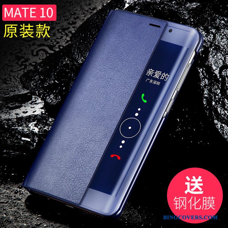 Huawei Mate 10 Anti-fald Cover Beskyttelse Telefon Etui Alt Inklusive Lædertaske Folio