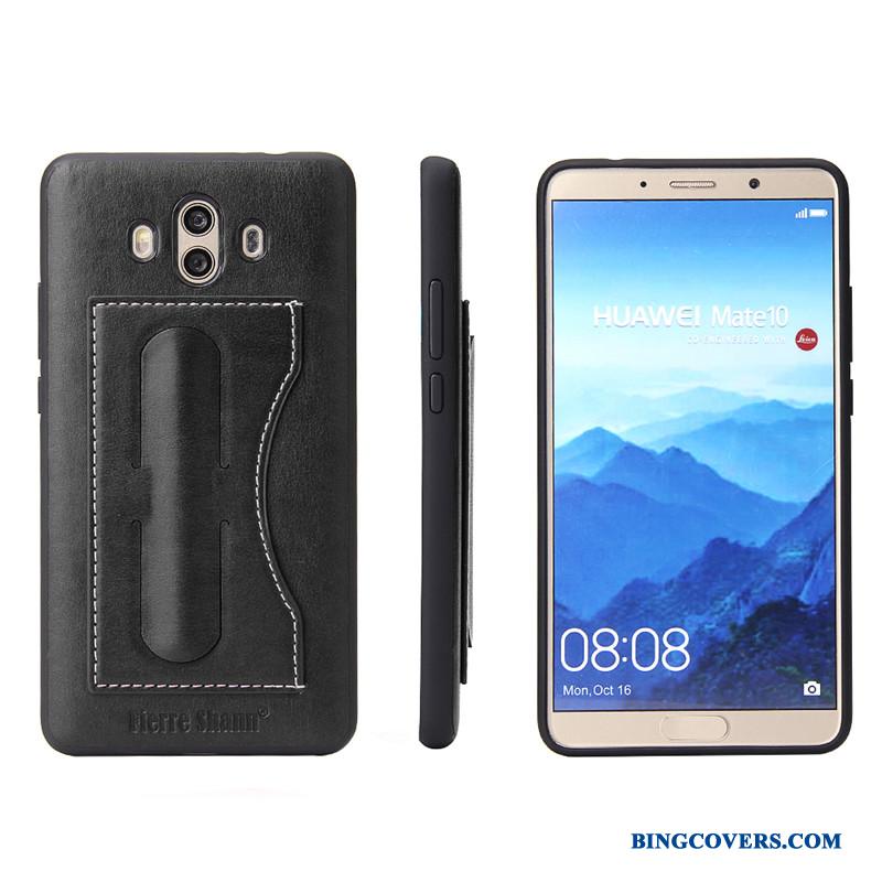 Huawei Mate 10 Anti-fald Etui Kort Support Beskyttelse Gul Telefon