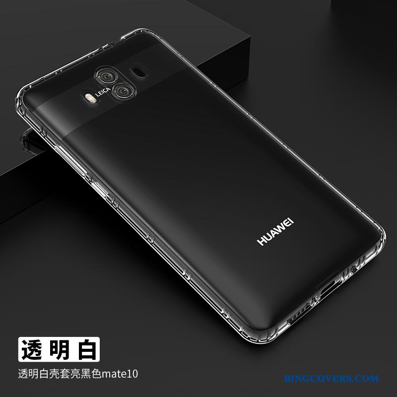 Huawei Mate 10 Anti-fald Grå Alt Inklusive Silikone Gennemsigtig Blød Telefon Etui