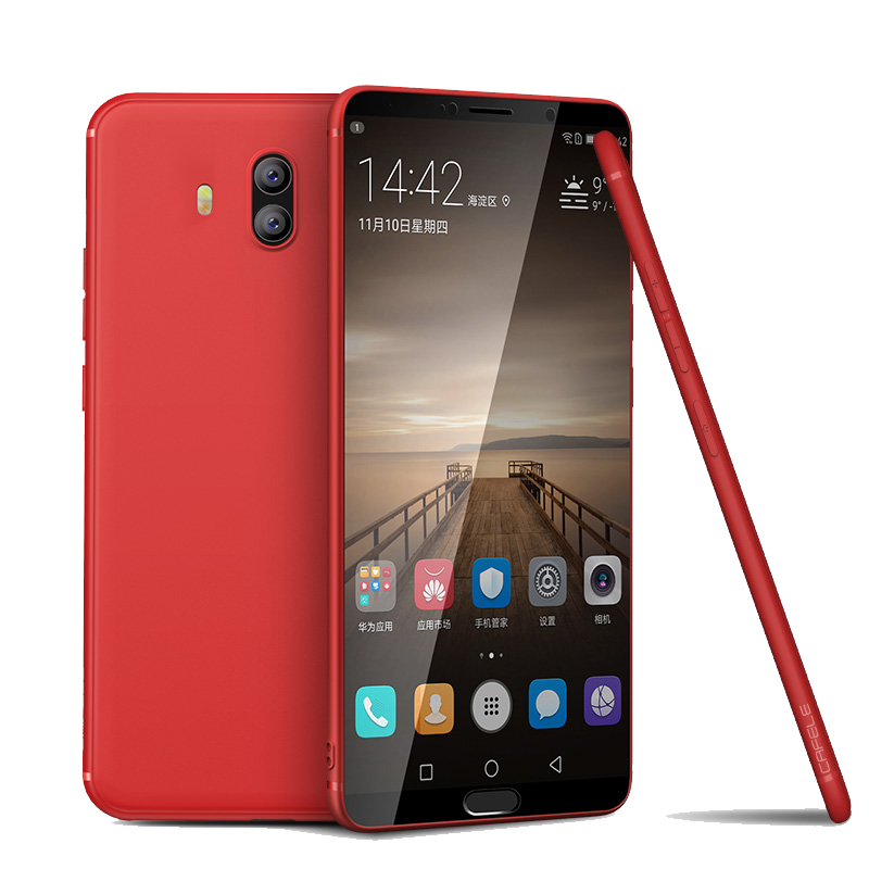 Huawei Mate 10 Beskyttelse Anti-fald Telefon Etui Alt Inklusive Lyserød Tynd Blød