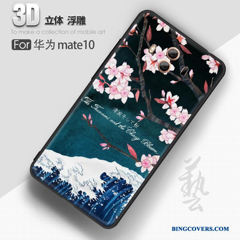 Huawei Mate 10 Blød Af Personlighed Kreativ Trendy Alt Inklusive Telefon Etui Lyseblå