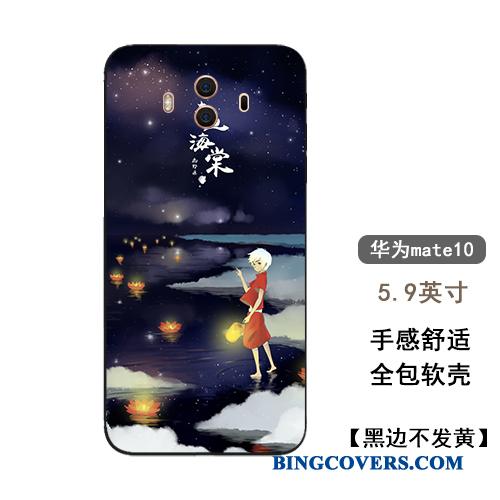 Huawei Mate 10 Cover Af Personlighed Kinesisk Stil Alt Inklusive Elskeren Silikone Telefon Etui