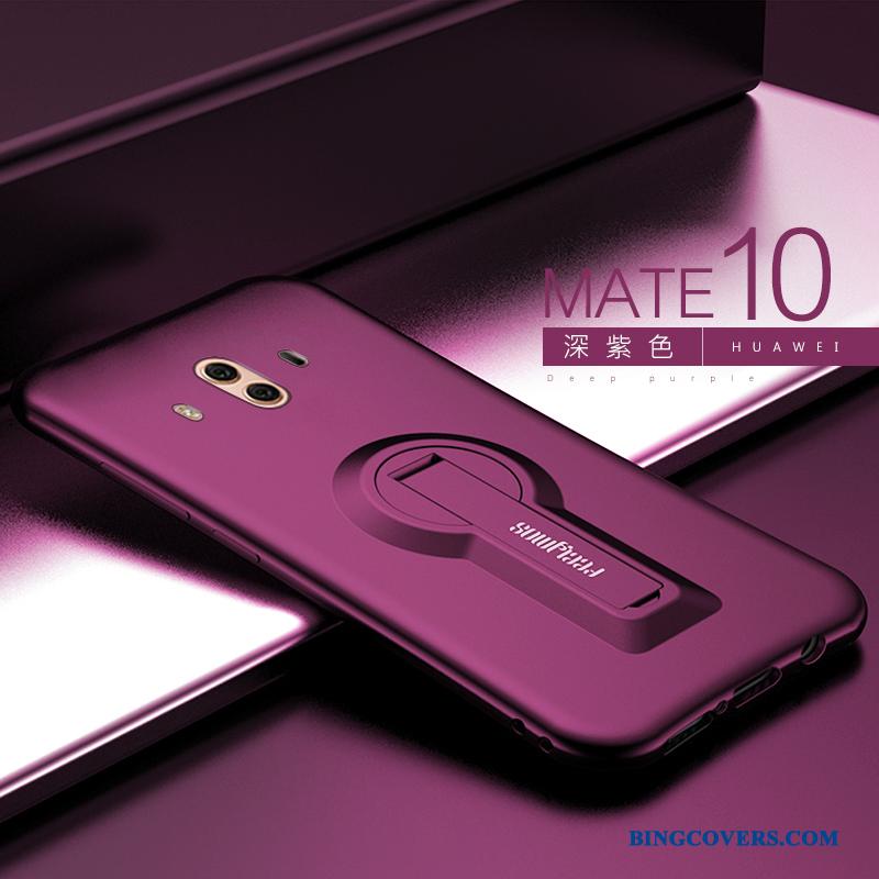 Huawei Mate 10 Cover Anti-fald Ny Lyserød Support Kreativ Telefon Etui