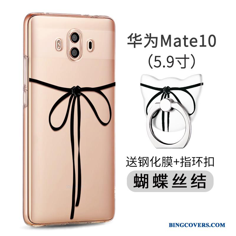 Huawei Mate 10 Cover Silikone Af Personlighed Telefon Etui Kreativ Lyserød Anti-fald