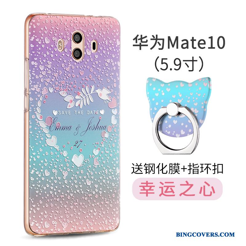 Huawei Mate 10 Cover Silikone Af Personlighed Telefon Etui Kreativ Lyserød Anti-fald