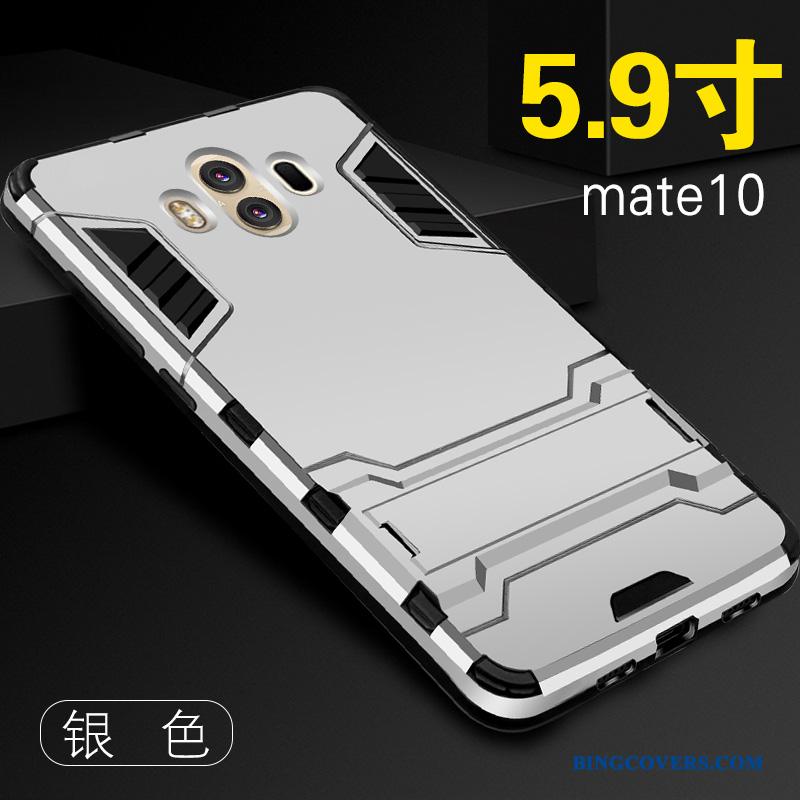 Huawei Mate 10 Etui Anti-fald Silikone Blå Cover Af Personlighed Nubuck Kreativ