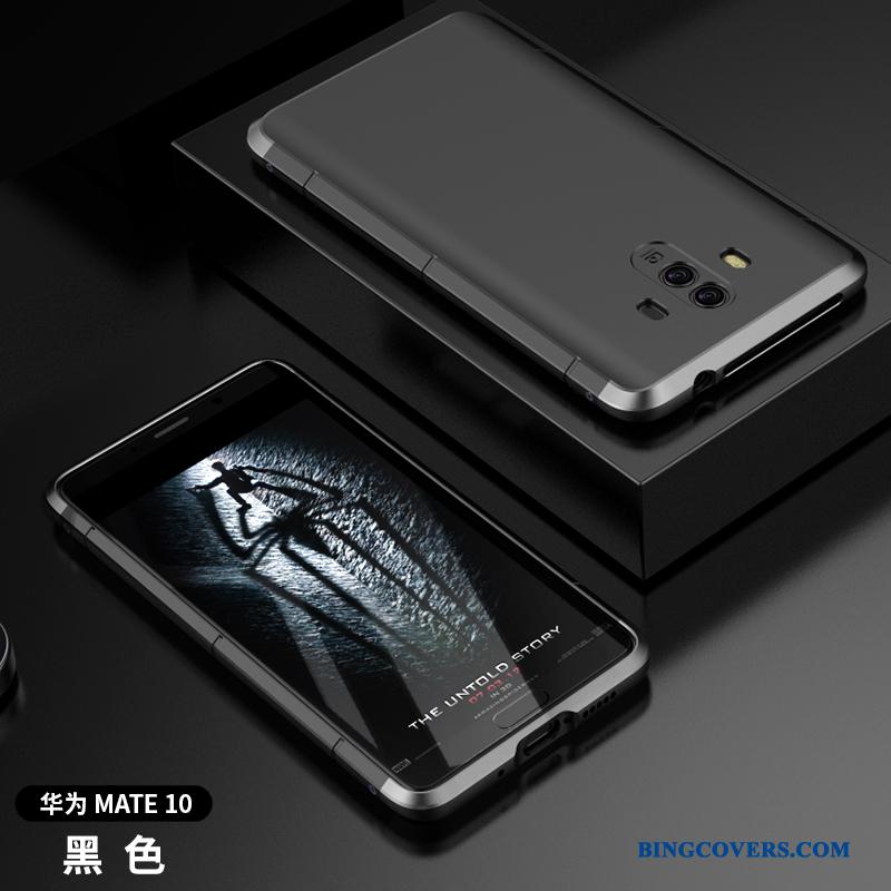 Huawei Mate 10 Etui Blå Anti-fald Kreativ Alt Inklusive Af Personlighed Nubuck Metal