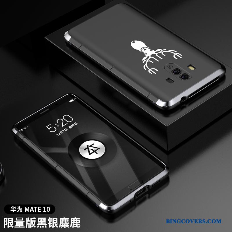 Huawei Mate 10 Etui Blå Anti-fald Kreativ Alt Inklusive Af Personlighed Nubuck Metal