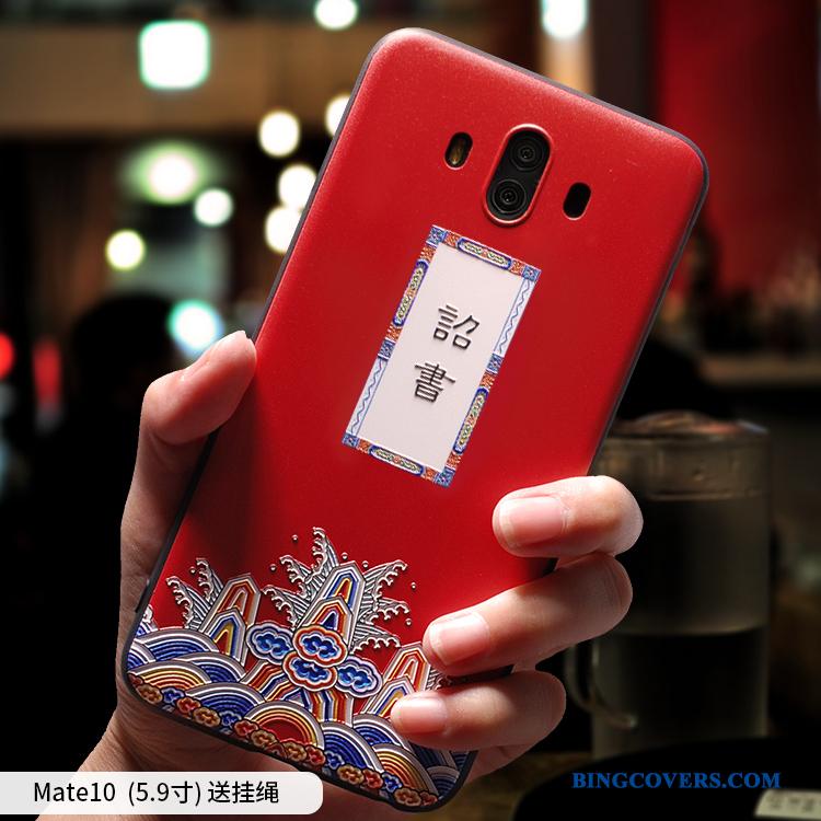Huawei Mate 10 Etui Lyserød Af Personlighed Elskeren Kreativ Blød Silikone Trend