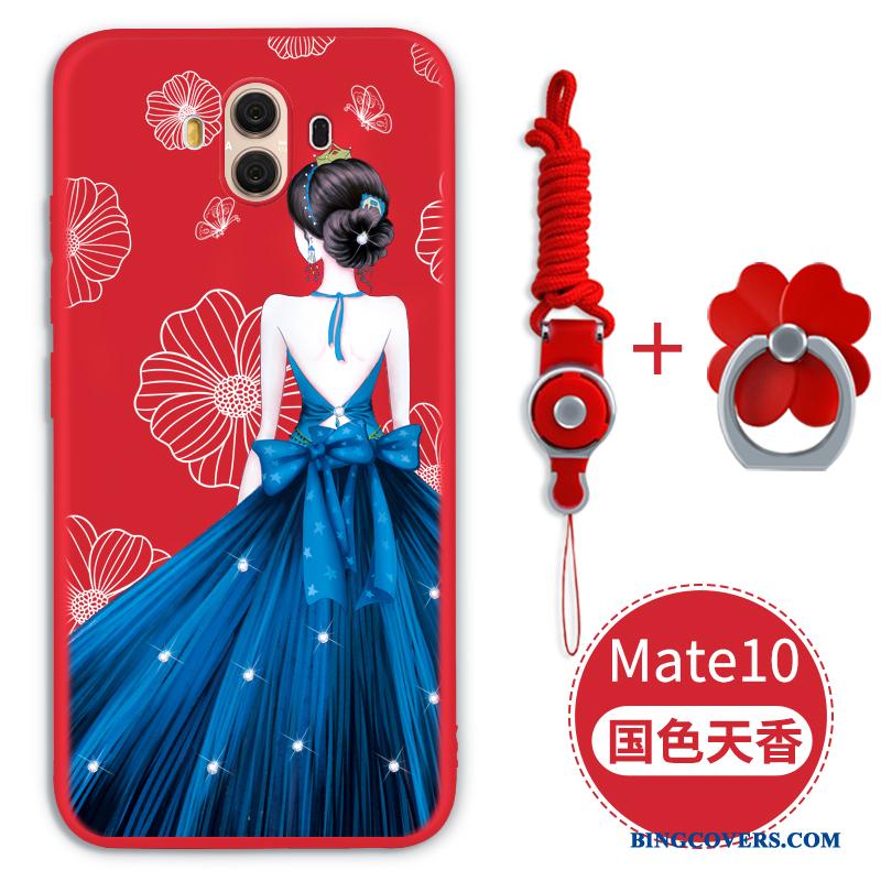 Huawei Mate 10 Etui Trend Anti-fald Sort Alt Inklusive Blød Ny Cover