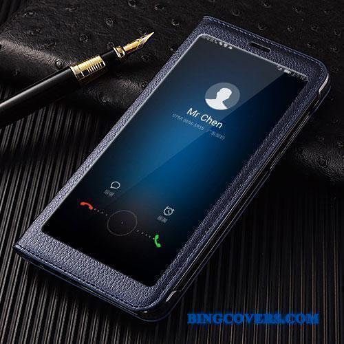 Huawei Mate 10 Lite Anti-fald Telefon Etui Lyserød Cover Lædertaske Clamshell Beskyttelse