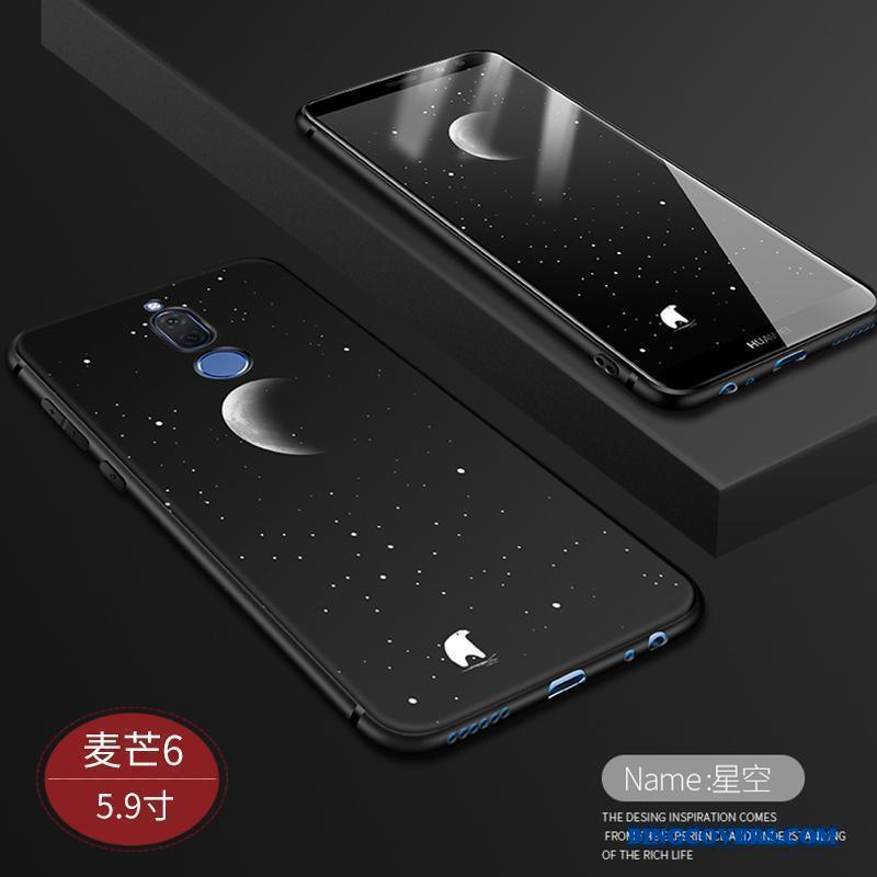 Huawei Mate 10 Lite Cover Anti-fald Nubuck Telefon Etui Silikone Trendy Beskyttelse