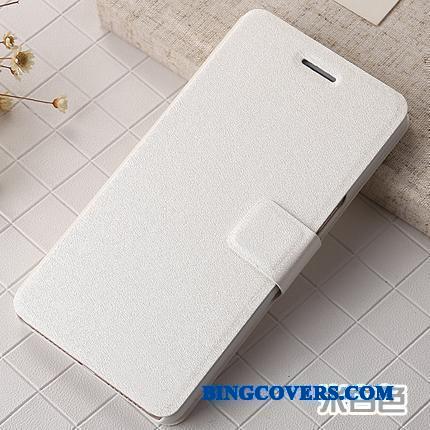 Huawei Mate 10 Lite Cover Lædertaske Beskyttelse Hvid Telefon Etui Anti-fald Clamshell