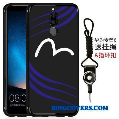 Huawei Mate 10 Lite Etui Ren Silikone Tynd Blød Beskyttelse Cover Sort